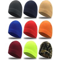 AliExpress NONE Winter Fleece Warm Sports Cap Men Women Outdoor Sports Skiing Hiking Cycling Running Anti-cold Hat Elastic Skin-friendly Beanie