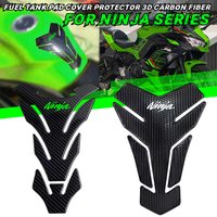 For NINJA 250 300 400 500 650 1000 ZX6R ZX10R 3D Motorcycle Carbon Fiber Oil Fuel Gas Tank Pad Tankpad Decal Protector Sticker