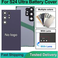 For Samsung S24 Ultra/S24U Battery Back Cover Panel Rear Door Housing Case Camera Lens Replacement Part