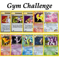 PTCG Pocket Gym Challenge 1st Persian Blaine Arcanine Charizard Ninetales Giovanni Nidoking Machamp Cosmos Holo Proxy Cards