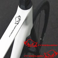 2PCS Multicolor Rhino Bike Frame Stickers Waterproof Anti UV Vinyl Decals For Car Laptop Helmet Bicycle Decor