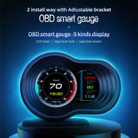 F9-OBD OBD2 GPS HUD Head Up Display Car Digital Speedometer Auto Over speed Alarm Meter Water Temp Fuel Consumption Gauges