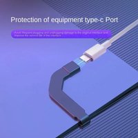 Type-C Elbow Charging Adapter 60W Fast Charging Converter 10Gbps Data Transfer Gaming Friendly No Block for Type-C Phone Tablet