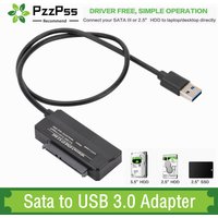 Sata to USB 3.0 Adapter Cable USB To SATA 3 Cable Support 22 Pin 2.5 3.5 inche External HDD SSD Hard Disk Computer Connector Fit