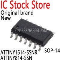 5-10PCS New and Original Free Delivery TINY1614N TINY814 SOIC14 SOP14 Brand Chips IC ATTINY1614-SSNR ATTINY814-SSN
