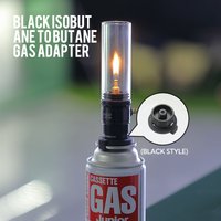 Outdoor Camping Picnic Accessory Alpine Flat Gastank to Cartridge Furnace GastankAdapter Stoves Connector Gastank Converter