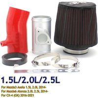 Kits de filtre à Air de voiture à haut débit, pièces automobiles de remplacement pour Mazda 3 6 CX-4 Axela 1,5l 2l 2,5l, Kits de tuyaux d'admission d'air froid à haut débit