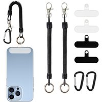 Anti-Theft Phone Lanyard with Carabiner for iPhone Samsung, Outdoor Hiking Cycling Fishing Climbing Accessories