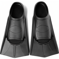 Silicone Fins Swim Training Snorkel Short Diving Flippers Frog Shoes Men Women Professional Breaststroke Freesnorkel Swimming
