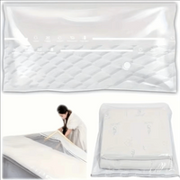 Plastic Vacuum Compression Bags Space Saving Reusable Compression Storage Bags Large Capacity Multi-Purpose Vacuum Storage Bags