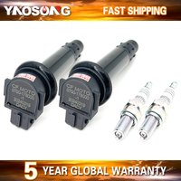 2PCS Ignition Coil Iridium Spark Plug FOR CFMOTO 0700-178000 400NK CF400 650NK CF650 400GT CF500 650MT CF700 MORINI X CAPE 650