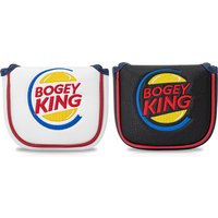 KING Golf Club Protective Cover, Golf Putter Cover, PU Material, Available in Black and White, Magnetic Closure
