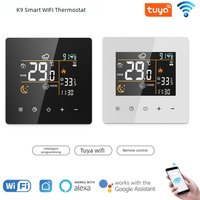 AC90~240V K9 LCD 3A/16A/25A Inteligentny termostat WiFi z aplikacją Tuya do zdalnego sterowania ogrzewaniem podłogowym elektrycznym/wodnym/kociołami gazowymi