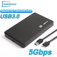 2.5" USB 3.0 HDD Enclosure SATA HDD SSD External Hard Drive Case 5Gbps High Speed External Hard Drive Disk Box for PC Laptop PS5