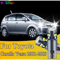 2Pcs T10 License Plate LED Bulbs Car Interior Lights For Toyota Corolla Verso 2001 2002 2003 2004 2005 2006 2007 2008 2009