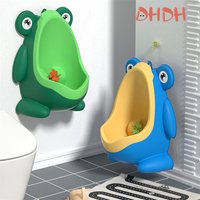 Niedlicher Frosch, Kinder-Toilette, Töpfchentraining, Urinal, Kinder-Kleinkind-Pipi-Trainer für Jungen, Badezimmer mit lustigem Zielziel, Baby-Toilett