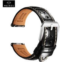Maikes Luxury Rolex Leather Watch Strap Quick Release 20mm 21mm 22mm Accessories Watchbands Braceletes For Omega Watch Band