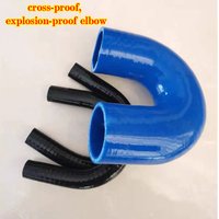 Universal Car Silicone Hose 180 Degree Elbow Coupler Intercooler Turbo Intake Pipe Connector Silicone Tube for Automotive
