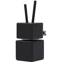 Car Decoration Square Car Hanging Glass Bottle Air Freshener Empty Bottle Aromatherapy Ornament Pendant Diffuser
