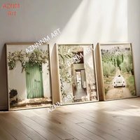 Mediterranean Landscape Canvas Prints Poster Vintage Italy Travel Nature Art Prints Wall Art Home Decor Art Poster