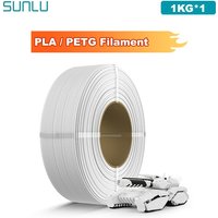 SUNLU 1KG PLA/PETG Filament 1.75mm 1KG Without Tray 3D Printer Filament for 3D Printer& 3D Pen,Refll Filament