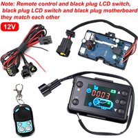 For 12V 5KW Control Board Motherboard LCD Monitor Switch+Remote Control Car Air Diesel Parking Heater Car Heater Accessories
