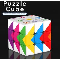 Colorful Arrow cube, 3x3 speed cube puzzle cube, 3x3x3 puzzle, Ideal Cube Puzzle Toy for Kids and Adults, Christmas/Birthday Gif