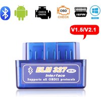 Mini ELM327 V1.5 V2.1 OBD 2 Bluetooth Car Diagnostic-Tools For Android Scanner Code Support Smart Scan Tool ODB2 Scanner Tool