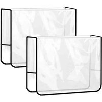 1/2pcs Salon Chair Back Cover Clear PVC Salon Chair Cover Protectors Hair Styling Accessories Suitable for Most Standard Chairs