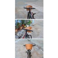 AliExpress NONE Useful Vintage Style Bike Basket Lightweight Bicycle Handlebar Basket Easy to Install Bicycle Storage Basket for Unisex