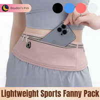 Men and Women Travel Outdoor Running Fitness Sports Waterproof Breathable Adjustable Elastic Webbing Lightweight Waist Bag