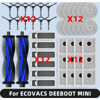 Compatible For ( ECOVACS DEEBOOT MINI ) Spare Parts Accessories Main Side Brush Mop Cloth Dust Bag HEPA Filter