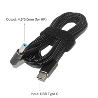 USB C to Laptop Charging Cable Adapter Type C to DC 4.5 x 3.0mm Converter 100W PD Power Charger Supply Cord for HP HOT