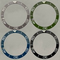 38.7mmX31.3mm Slope Bezel Insert Ring Mod Fits NH35 NH36 Automatic Movement for Men Diving Watches Spare Parts Custom