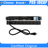Power Sequencer with Voltage Display Surge Protection Independent Switch Stage Ktv Professional Power Controller