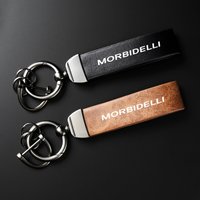For Morbidelli T1002VX T 1002 VX 2025 Motocycle Accessories carbon fiber leather rope keychain High-Grade Leather Suede Keyring