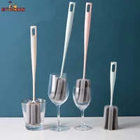 Baby Nursing Bottle Brush Soft Sponge Brush for Water Bottle Glass Cup Clean Washing Cleaner Items Short Long Handle Available