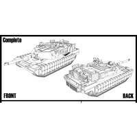 1/220 1/160 1/87 MRY-SFW SS923 Railway Military Model Kit US M1A2 Abrams Main Battle Tank