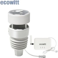 Ecowitt GW3001 Weather Station, IoT Wi-Fi Hub with SD Card Data Storage, 7-in-1 Outdoor Solar Powered Haptic Rainfall sensor