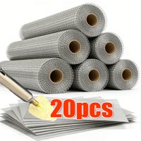 Stainless Steel Repair Mesh Bumper Plastic Crack Repair Mesh Welded Wire 15x20cm Auto Bumper Body Hood Ventilation Mesh