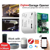 1CH Zigbee Smart Garage Door Opener Remote Control Automation Switch Motor Relay AC DC7-32V 85-250V Works with Tuya Smartlife