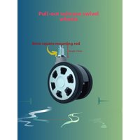 Universal Wheel Four-Hole Travel Luggage Silent Glide Wheel Pull Rod Box Hardware Accessories Spring Female Male Bags