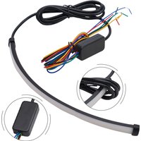 1Pcs Start Scan Flexible LED Motorcycle Stop Light 20 CM Motorcycle Tail Light Motorcycle Modification Accessories