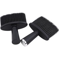 Hair Clipper Comb Small Beard Styling Brush Professional Shave Beard Brush Barber Vintage Oil Head Shape Carving Cleaning Brush