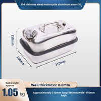 304 Stainless Steel Storage Container 3L5L, Thickened Fuel Tank for Vehicles, Portable Liquid Tank