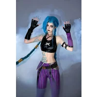 Anime cos clothes Halloween Jinx the same game suit cosplay secondary yuan stage performance clothing
