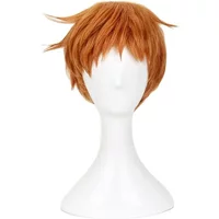 Anime The Seven Deadly Sins Cosplay Grizzly's Sin of Sloth King Cosplay Wig Short Heat Resistant Synthetic Hair Wigs + Wig Cap