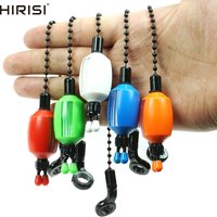 Hirisi B2042 2Pcs Carp Fishing Swinger Bite Indicators 5 Color with Line-Safe Clips Adjustable Sensitivity Fishing Accessories