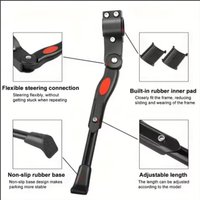 AliExpress NONE Bicycle Parking Bracket Adjustable Bicycle Side Support Footrest, Thickened Road Bike Footrest Adjustable Electric Bike Bracket