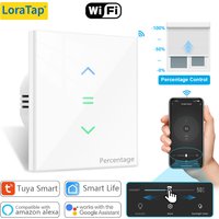 7. Generation Tuya Smart Life Rollladen Touch Panel Schalter Prozent Fernbedienung Timer Arbeit Google Assistent Alexa